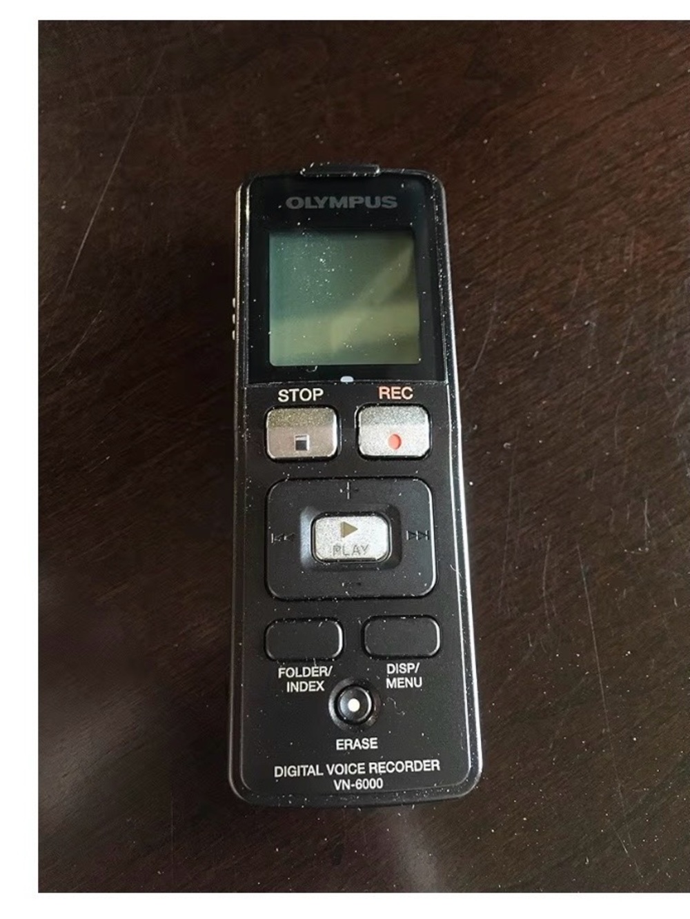 Olympus Black VN-6000 Portable Digital Voice Recorder